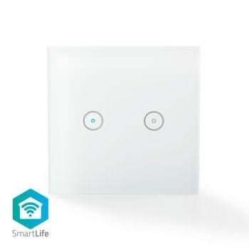 Nedis Nedis Wi-Fi smart ljusströmbrytare | Dubbel