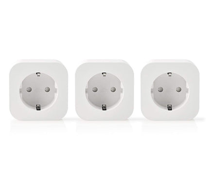 Nedis Nedis Wi-Fi Smart Plug | Schuko Type-F | 10 A | 3-Pack