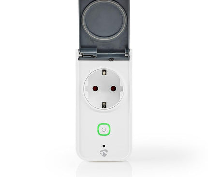 Nedis Nedis Wi-Fi Smart Plug för utomhusbruk | stänksäker | IP44 | förbrukningsövervakning | Schuko typ F | 16 A