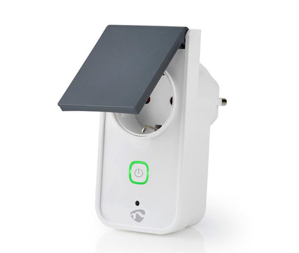Nedis Nedis Wi-Fi Smart Plug för utomhusbruk | stänksäker | IP44 | förbrukningsövervakning | Schuko typ F | 16 A
