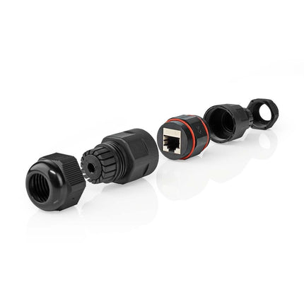 Nedis RJ45 CAT5/6 koppelstuk buitenshuis