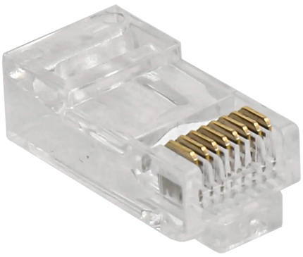 Nedis RJ45-kontakt CAT6 UTP Pass Through Solid, 10 stycken (styva ledare)