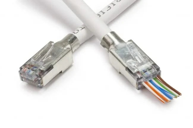 Nedis RJ45 Connector CAT7 FTP Pass Through connectors Set 10 stuks