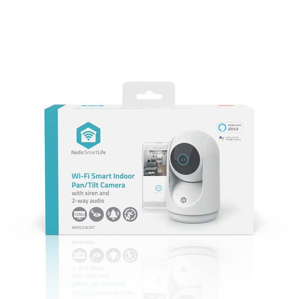 Nedis Wi-Fi Smart IP-Camera HD Pan Tilt Functie