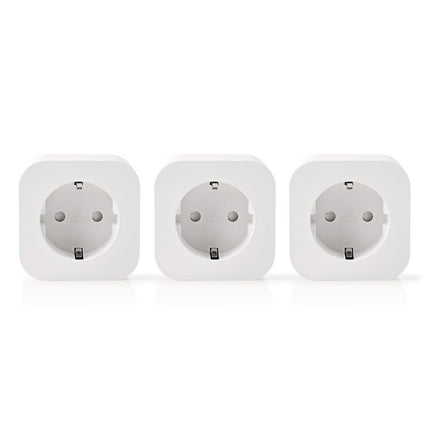 Nedis Wi-Fi Smart-Stekker | Schuko Type-F | 10 A | 3-Pack