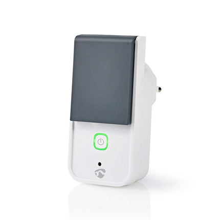 Nedis Wi-Fi Smart Stekker voor Buiten | Spatwaterbestendig | IP44 | Verbruiksmonitor | Schuko Type F | 16 A