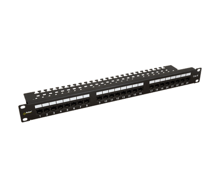 Pulsar Pulsar RP-U24V6, Patchpanel 1HE 24 portar UTP Cat5/6