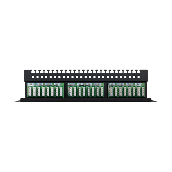 Pulsar RP-U24V6, Patchpanel 1HE 24 Anschlüsse UTP Cat5/6
