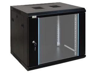 Pulsar RW964, 19" Patch Cabinet Wandmontiert 9U 450mm tief Komplett montiert