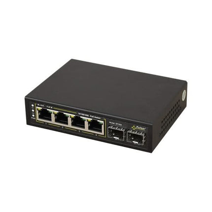 Pulsar Pulsar SPG64WP 4xPoE+ 2x SFP Gigabit uplink switch 60W desservant l'armoire Pulsar