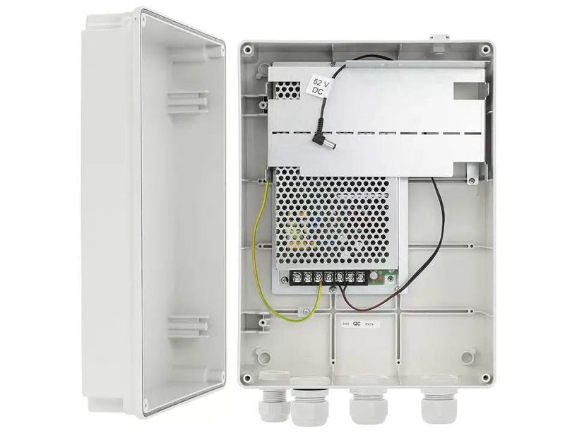 Pulsar SWSH120 ABS Cabinet IP56 with 52VDC/120W power supply for PoE switch