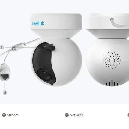 Reolink E540, 5MP PTZ Dual-Band WiFi camera met schrikverlichting