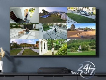 Reolink NVS16-12MB8, 12MP PoE Cameraset met 24/7 opnemen