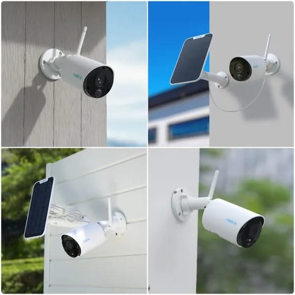 Reolink Reolink B320 med solpanel, 3MP WiFi batterikamera för utomhusbruk