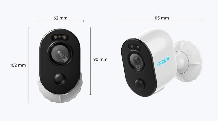 Reolink Reolink B330, 5MP Draadloze batterij camera met schrikverlichting