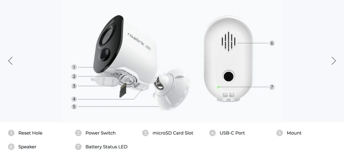 Reolink Reolink B350, 4K/8MP WiFi Dual-Band batterikamera med mörkerseende i färg