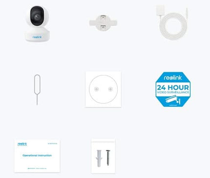 Reolink Reolink E340 8 megapixel 4K Dual WiFi Band PTZ-kamera, 3x optisk zoom