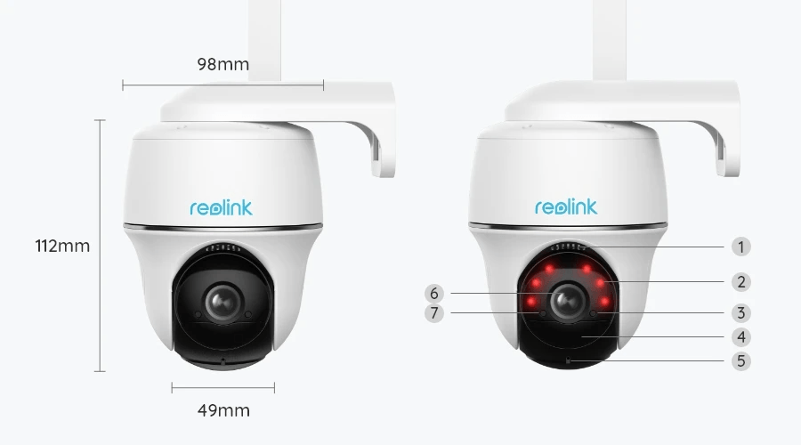 Reolink Reolink G430, 4G LTE 5MP Pan Tilt battery camera and smart detection