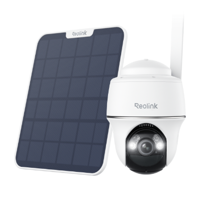 Reolink Reolink G430 + Panneau Solaire 2, Caméra sans fil 4G Pan/Tilt avec détection intelligente