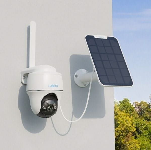 Reolink Reolink G430 + Solpanel 2, Trådlös 4G Pan/Tilt-kamera med smart detektering