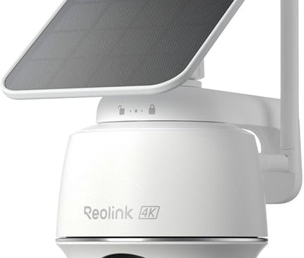 Reolink Reolink G440-W plus Solar White, 4G LTE 8MP 4K Pan Tilt batterikamera med smart detektering