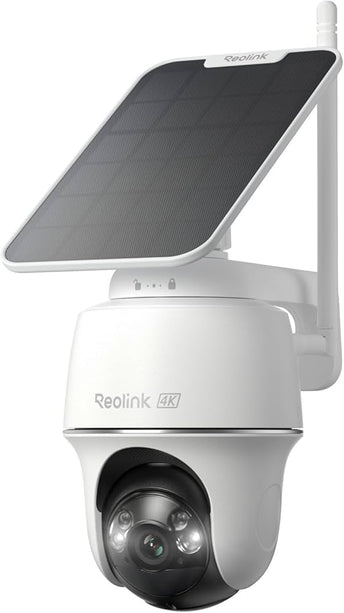 Reolink Reolink G440-W plus Solar White, 4G LTE 8MP 4K Pan Tilt batterikamera med smart detektering