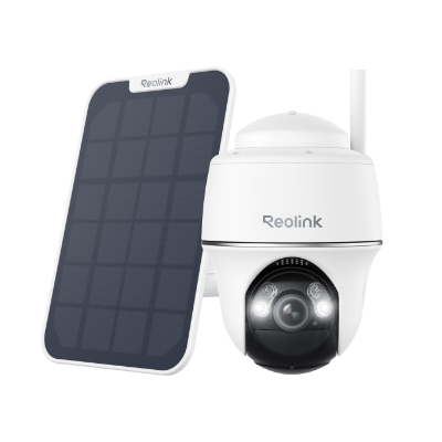 Reolink Reolink G440-W plus Solar White, 4G LTE 8MP 4K Pan Tilt batterikamera med smart detektering