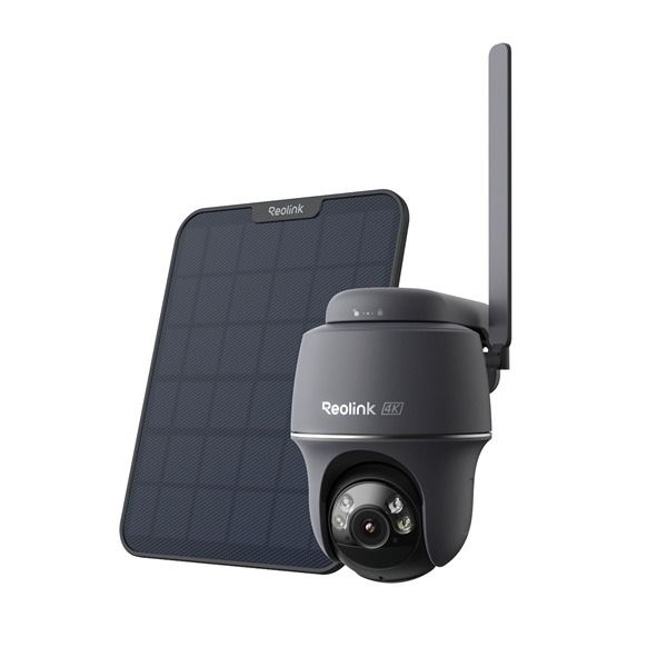 Reolink Reolink G440-W plus Solar Black , 4G LTE 8MP 4K Pan Tilt batterikamera med smart detektering