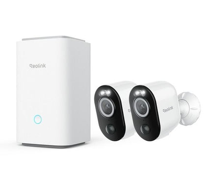 Reolink Reolink Home Hub1 avec 2x caméras Reolink B350 8MP et 2x panneau solaire, 1x carte Sd 128GB