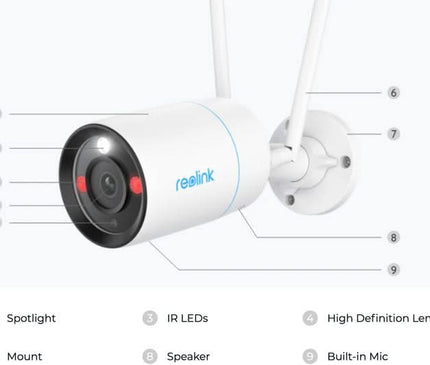 Reolink NVS12-8MB4W, 4K/8MP UHD WiFi Bullet security set