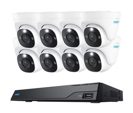 Reolink Reolink NVS16-12MD8, smart 12MP PoE 16-kanals säkerhetsset med mörkerseende i färg
