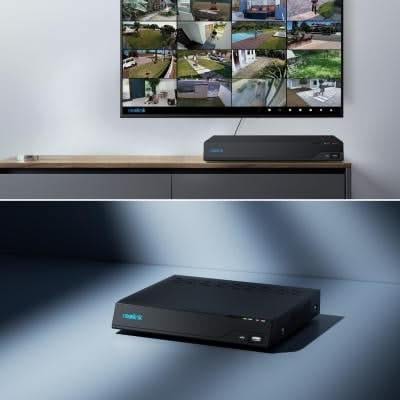 Reolink Reolink NVS16-4TB, 16-kanals NVR, Kontinuerlig inspelning, Smart detektering och PoE