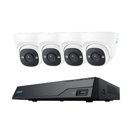 Reolink Reolink NVS8-5MD4, Säkerhetssats 2TB, 5MP, PoE och smart detektering med 4x Turret-kamera