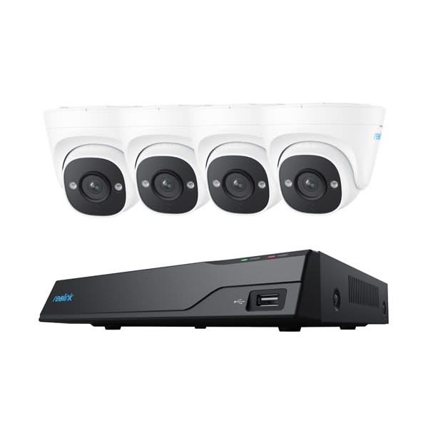Reolink Reolink NVS8-5MD4, Kit de sécurité 2TB, 5MP, PoE et détection intelligente avec 4x caméra Turret