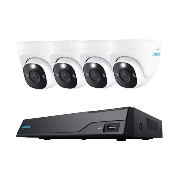 Reolink Reolink NVS8-8MD4, set de caméras PoE intelligentes 8MP 4x Turret, NVR avec 2TB HDD