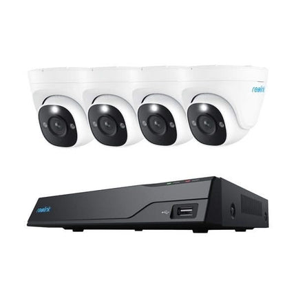 Reolink Reolink NVS8-8MD4, smart 8MP PoE-kameraset 4x Turret, NVR med 2TB HDD