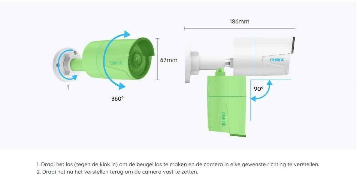 Reolink Reolink P320, 5MP PoE IP Camera with Person/Vehicle Detection