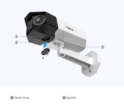 Reolink Reolink P730, caméra 4K à double objectif avec angle de vue de 180° avec PoE