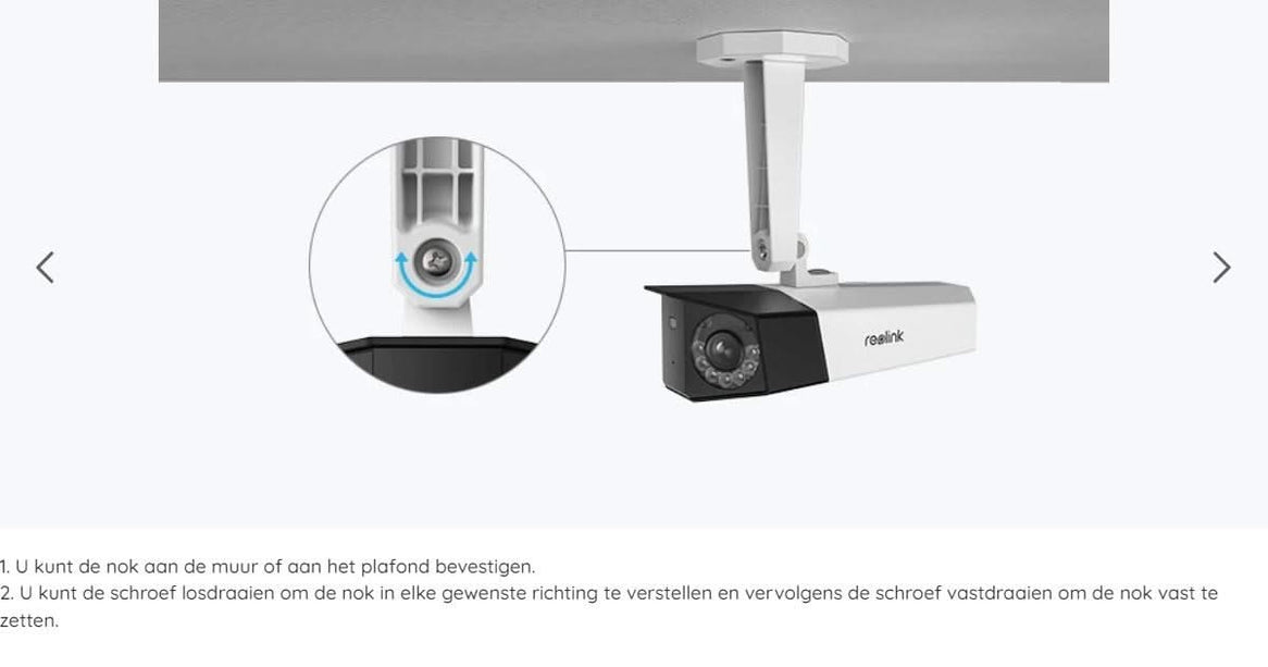 Reolink Reolink P730, 4K Dual-lens camera with 180° viewing angle with PoE