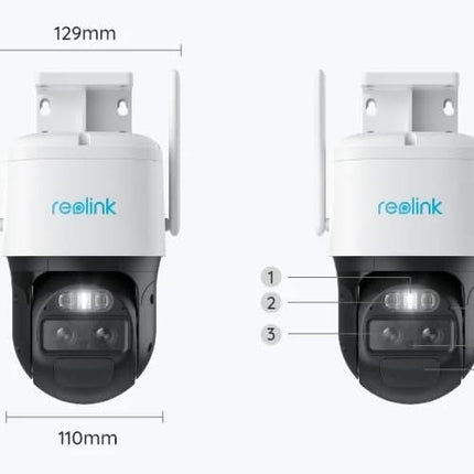 Reolink Reolink Trackmix-WiFi, 4K PTZ-kamera med dubbla linser och rörelsespårning