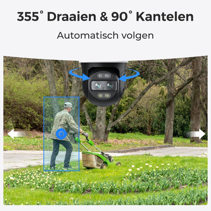 Reolink Reolink Trackmix-WiFi, 4K PTZ-kamera med dubbla linser och rörelsespårning