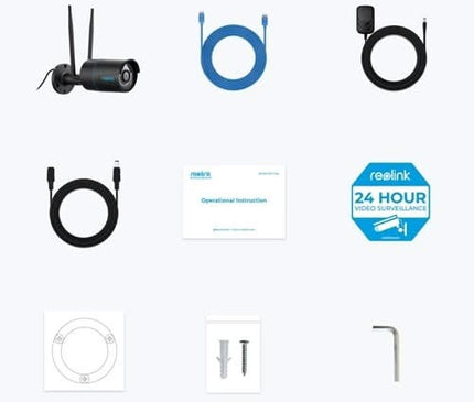 Reolink Reolink W320 Black, 5Mp Dual Band Wifi Smart Detection