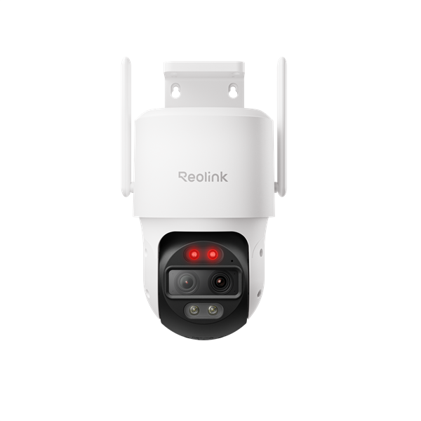 Caméra PTZ Wi-Fi Reolink W760-A-W à double objectif 4K (alimentation fixe) avec LED hybrides intelligentes