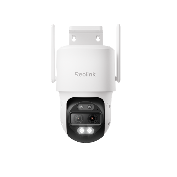 Caméra PTZ Wi-Fi Reolink W760-A-W à double objectif 4K (alimentation fixe) avec LED hybrides intelligentes