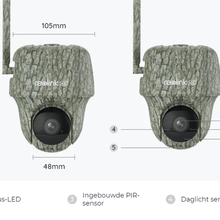 Reolink Reolink Wildlife 4K-kamera G450 + solpanel 4G LTE