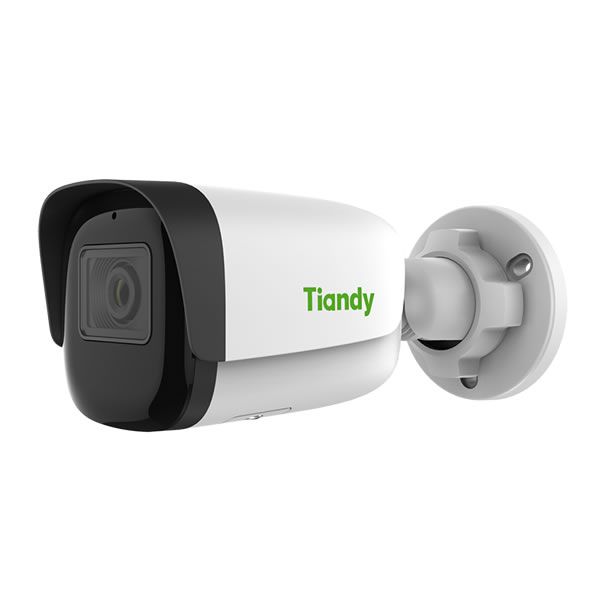 Tiandy TC-38WS, 8MP 2,8mm Bullet-kamera, fast stjärnljus IR, PoE,Vit