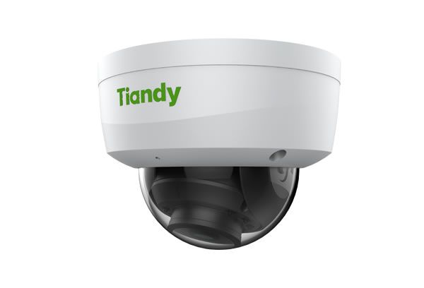 Tiandy TC-C35KS, 5MP 2,8mm kupolkamera, fast stjärnljus IR, PoE, vit