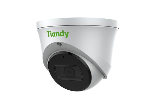 Tiandy TC-C38XS, 8MP 2,8mm Turret-kamera, Starlight IR, PoE, Vit