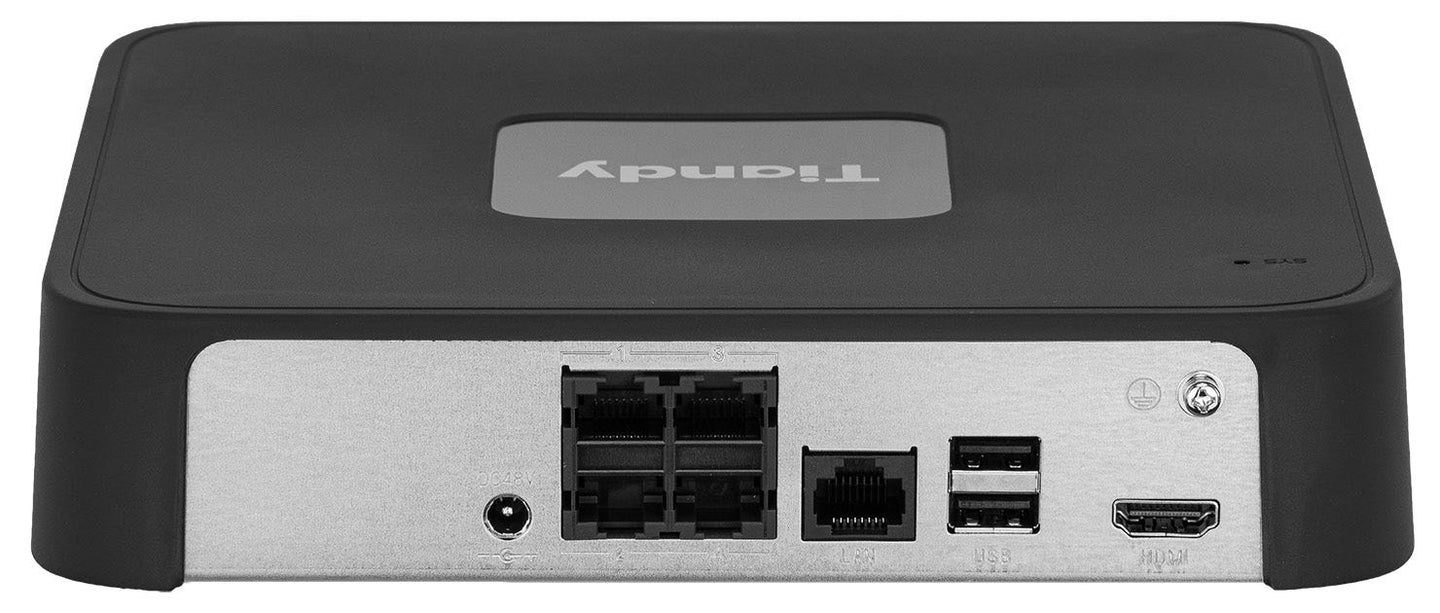 Tiandy TC-R3105, Network Video Recorder, HDMI, 4x PoE, Max 6MP, Spark Series