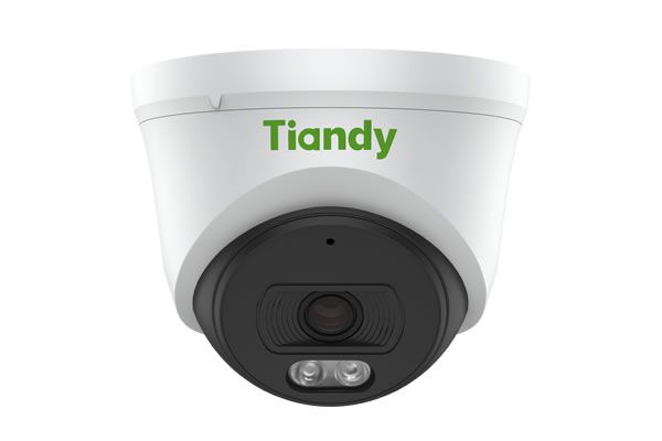 Tiandy Tiandy TC-C34XN, 4MP 2.8mm, Caméra à tourelle, Maker couleur fixe, PoE, blanc